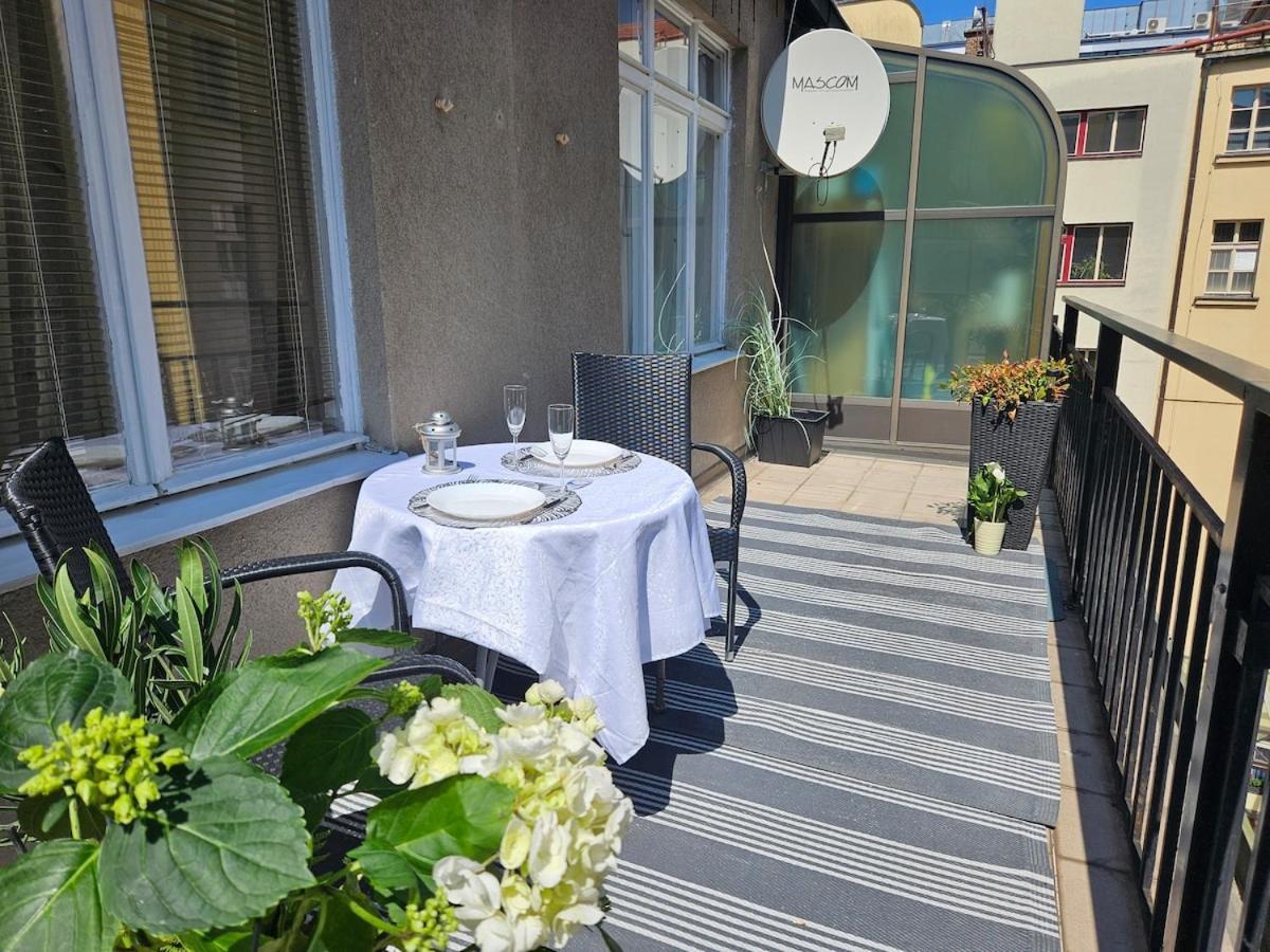 Terrace Centre Wenceslas Square Apartment Prag